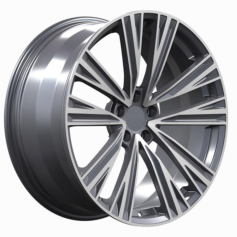 Audi RS4 wheels grey brushed 7 spoke concave rims 5*114.3