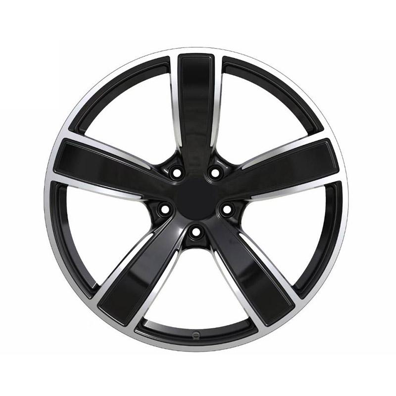 16 inch gloss black machine face  Caneyee forged wheels  5*130