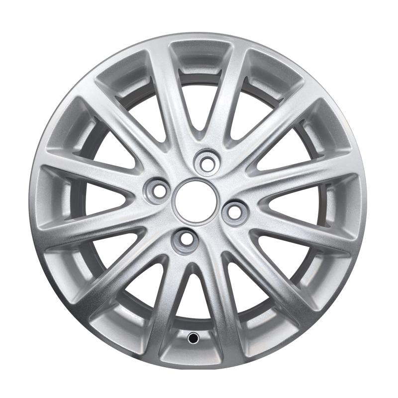 17 inch 4*100 mm Silver full paint forged wheels