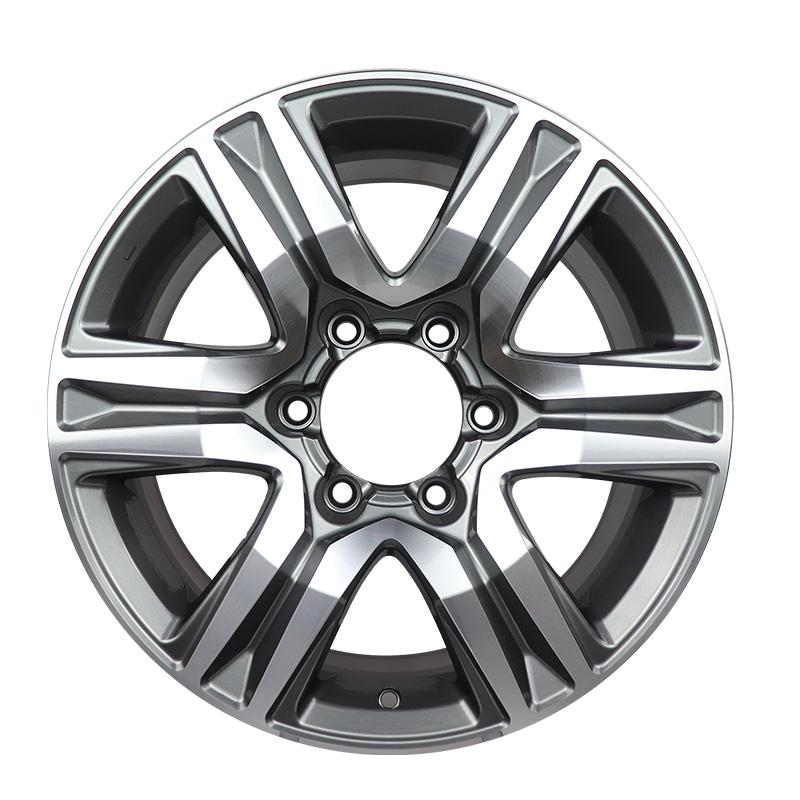 23 inch 6*139.7mm Silver-colored forged glossy wheels