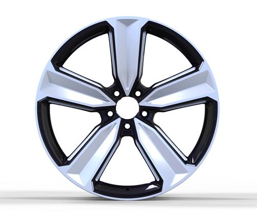 3 spoke machined aluminum forged T6061 alloy monoblock wheels rims