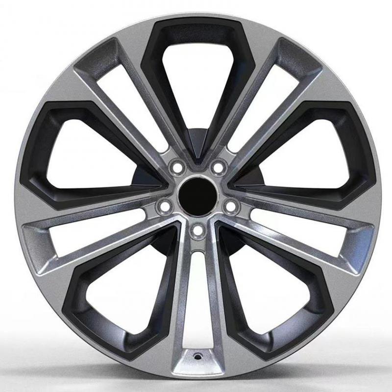 Black window 21 inch 5x112 forged wheel