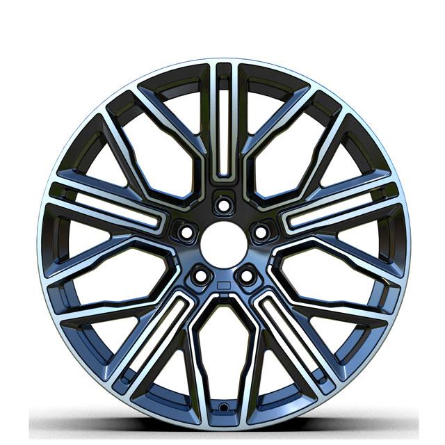 Monoblock forged passenger car wheel rim