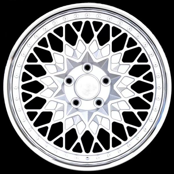 5x114.3 Polished 2 piece 18 inch wheel