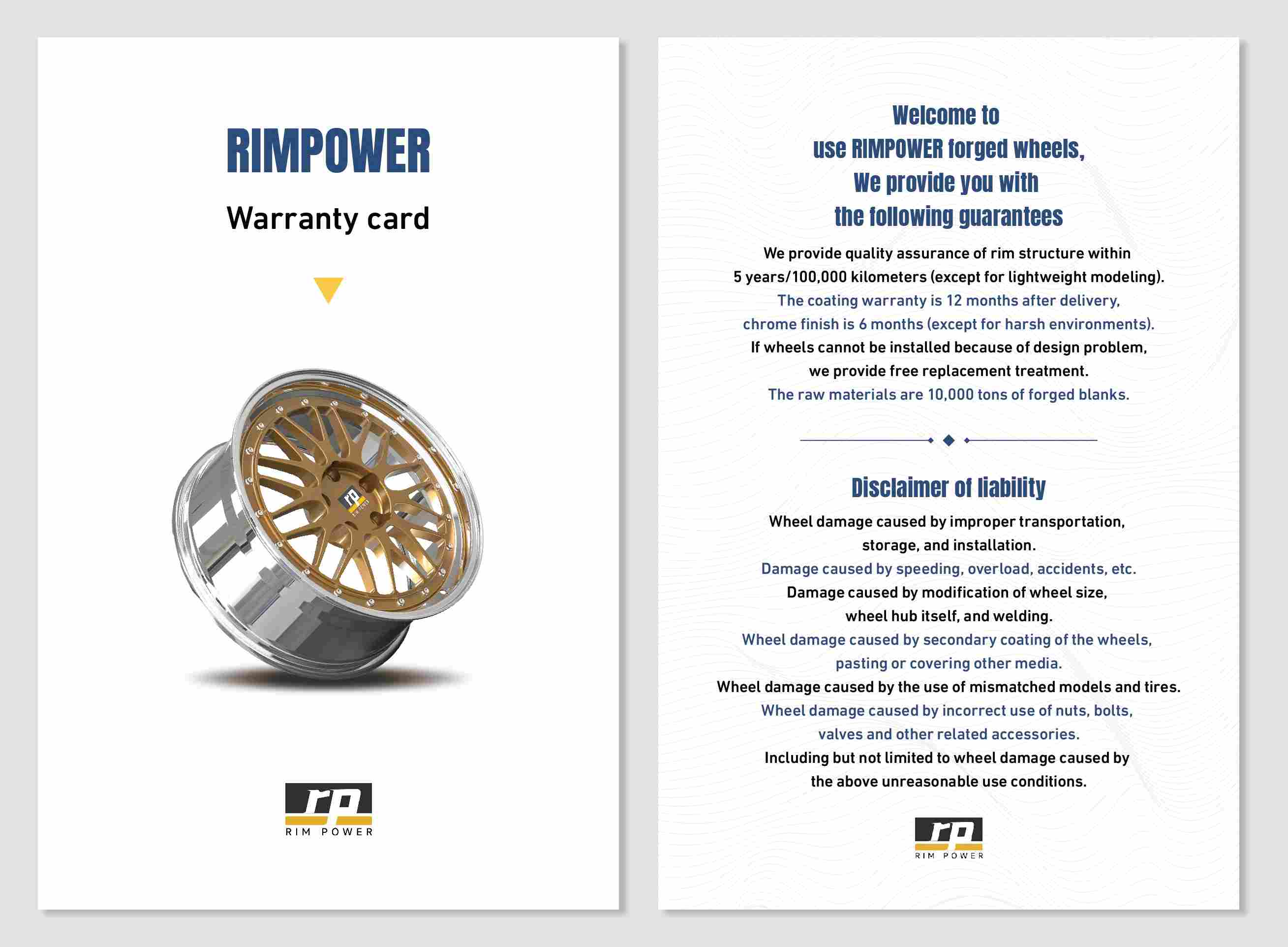 Rimpower Wheel Warranty Rimpower Wheel Warranty