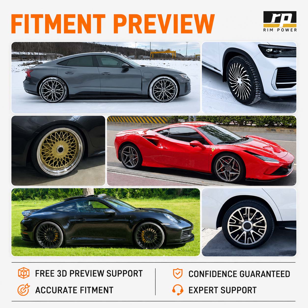 Real vehicle fitment examples with custom RimPower forged wheels