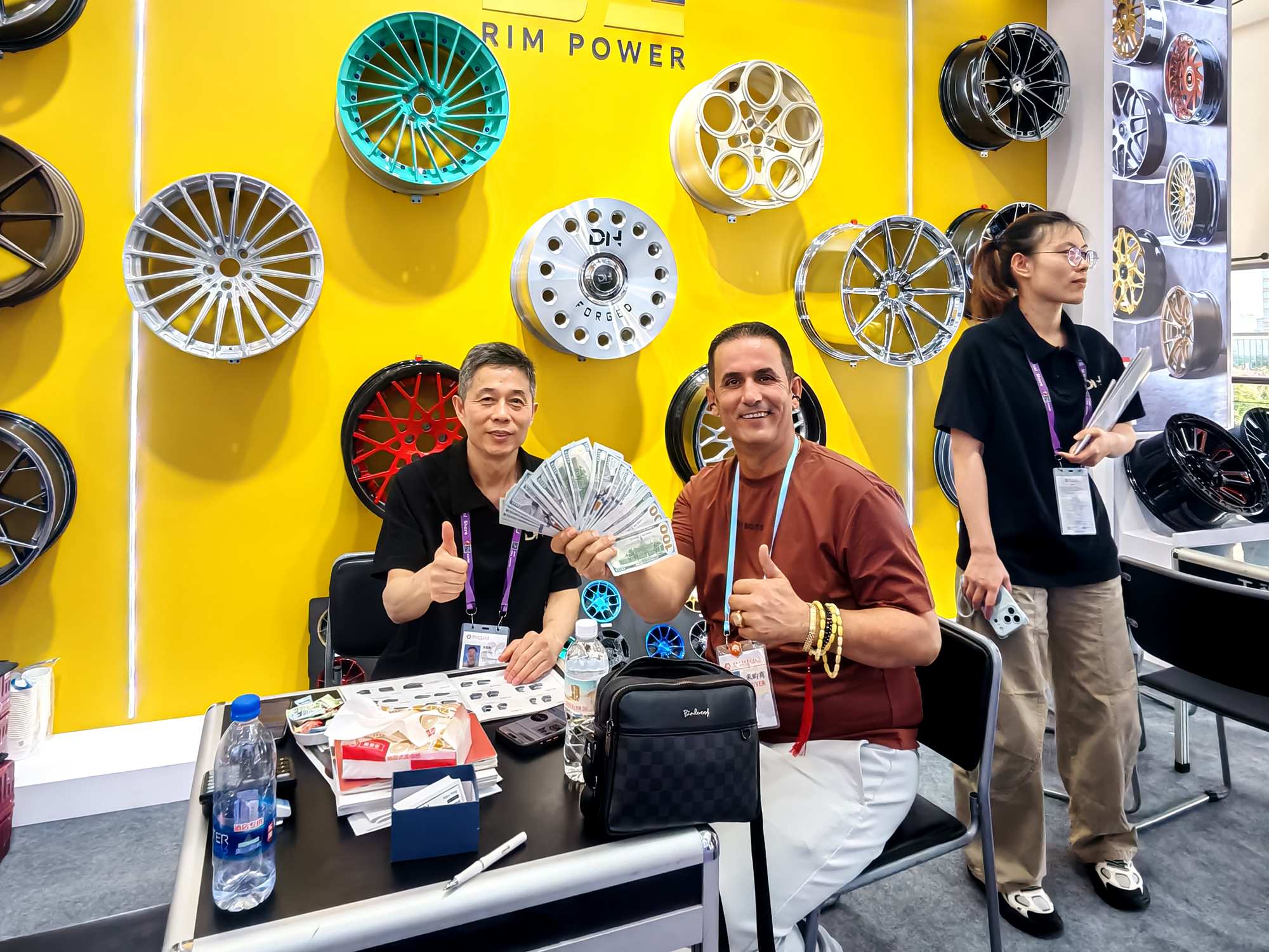 RimPower forged wheel booth and visitors at the 140th Canton Fair 2026