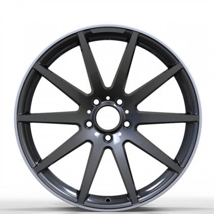 Forged aluminum alloy wheel